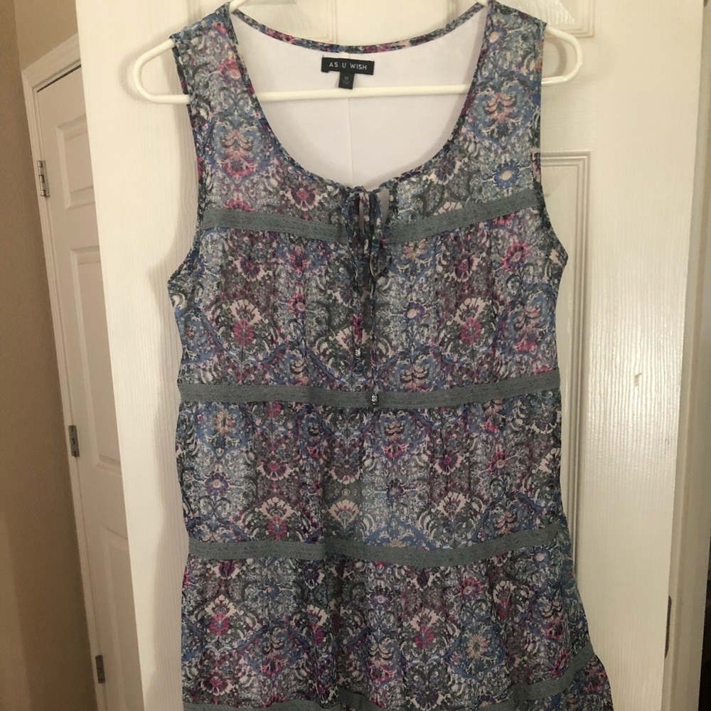 Blue Sundress NWOT
